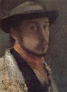 Edgar Degas Self-Portrait oil